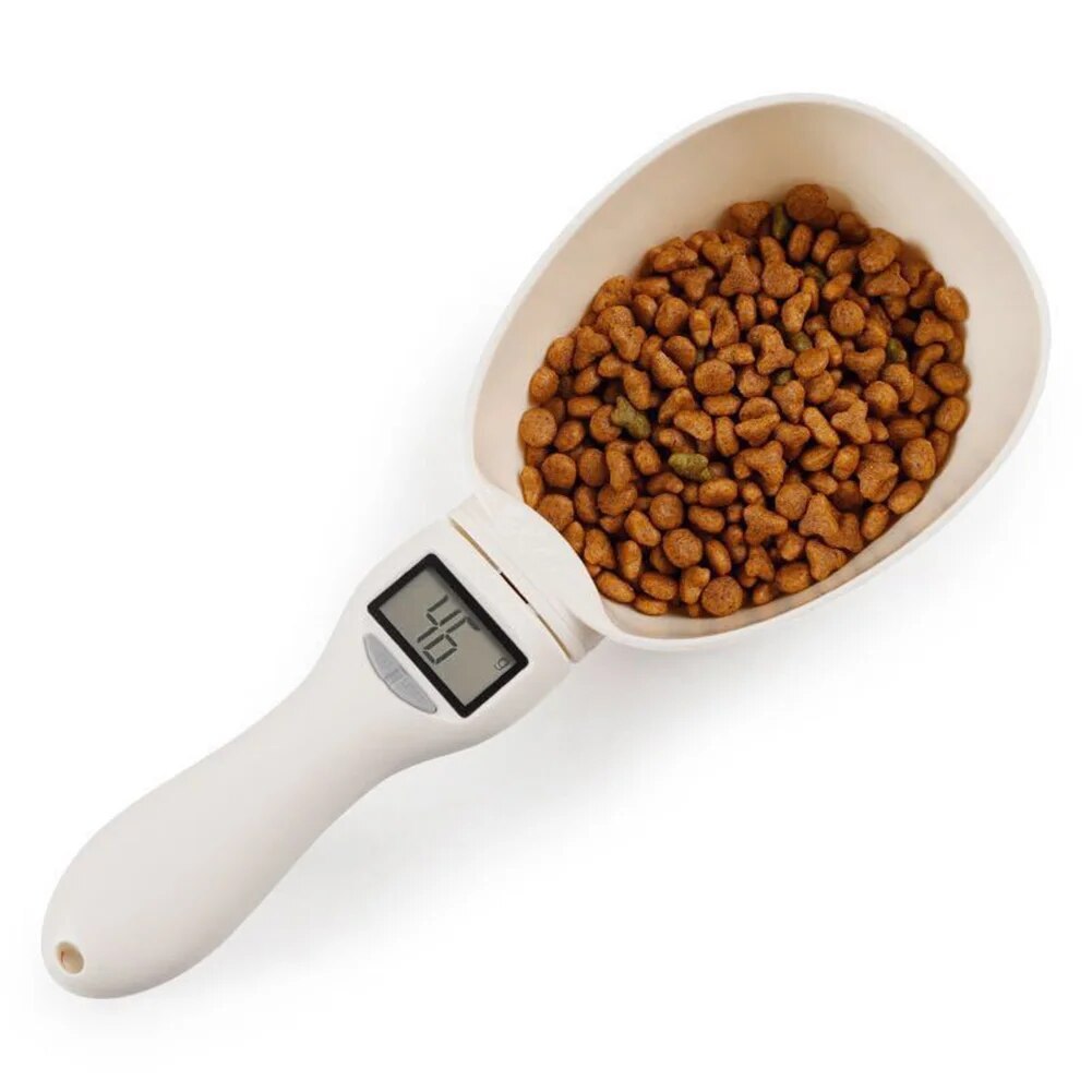 Smart Pet Food Measuring Spoon with Digital LCD Scale