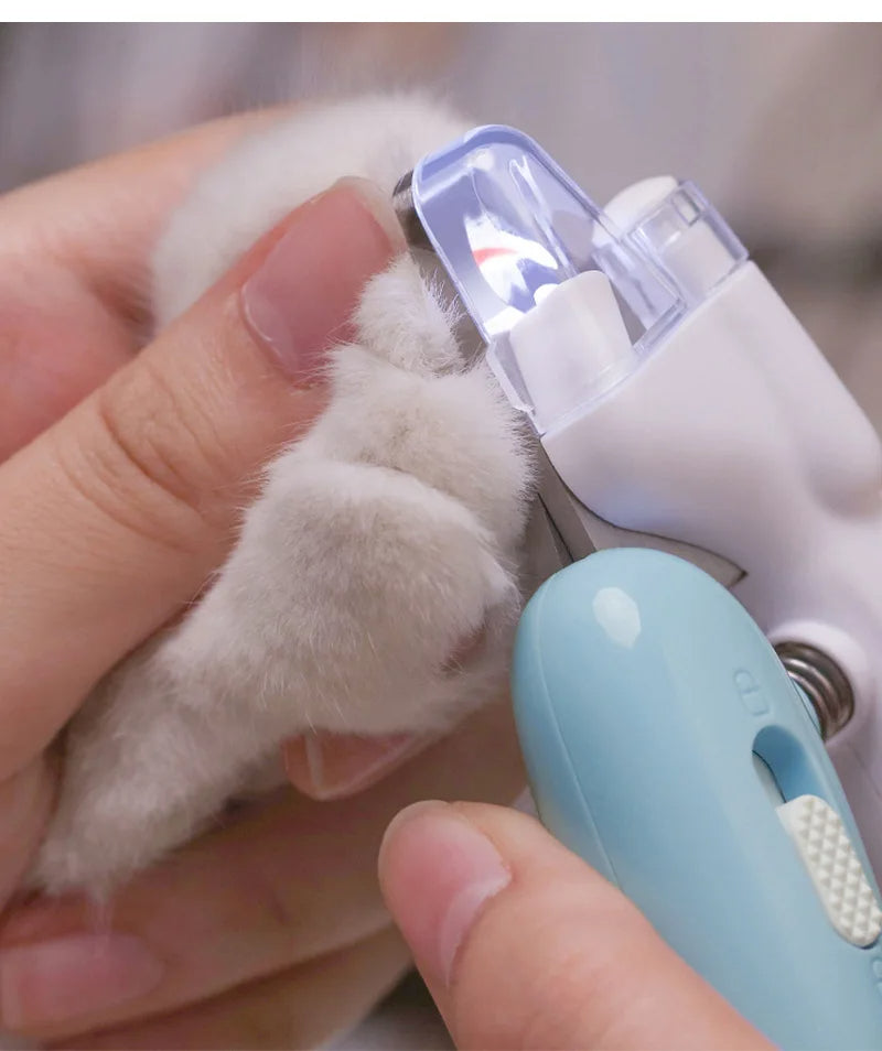 LED Pet Nail Clipper & Grinder for Safe Grooming