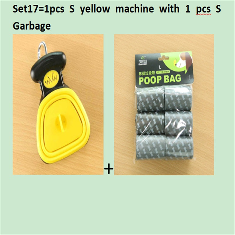Foldable Dog Pooper Scooper with Free Eco Waste Bags