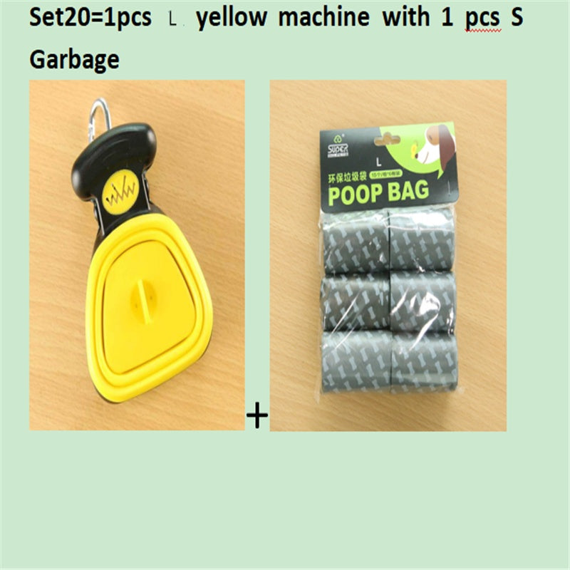 Foldable Dog Pooper Scooper with Free Eco Waste Bags