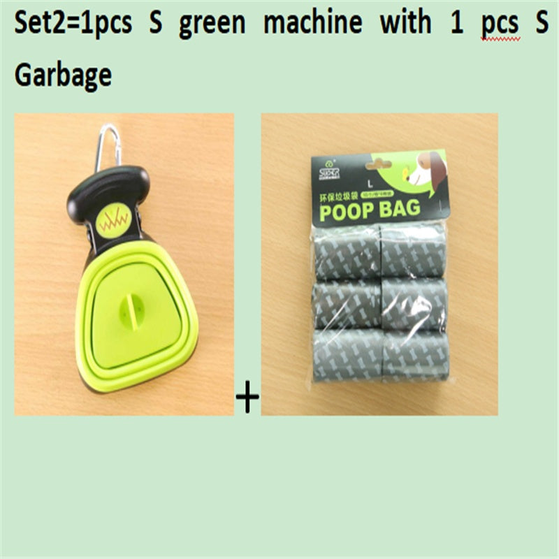 Foldable Dog Pooper Scooper with Free Eco Waste Bags