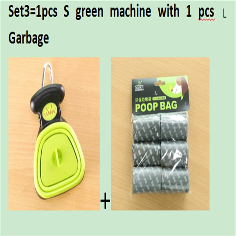 Foldable Dog Pooper Scooper with Free Eco Waste Bags