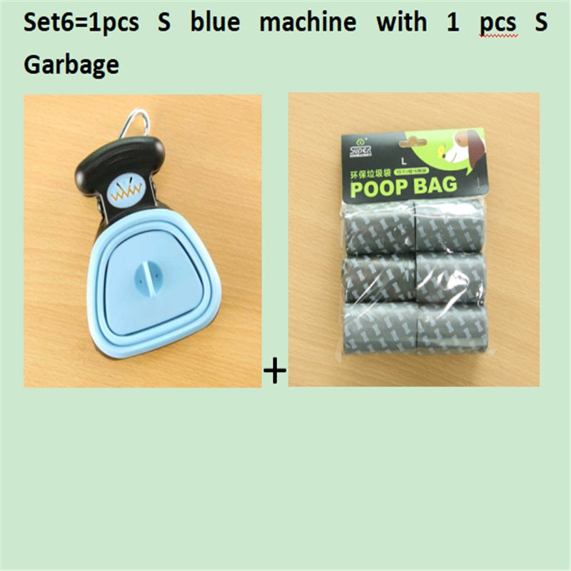 Foldable Dog Pooper Scooper with Free Eco Waste Bags