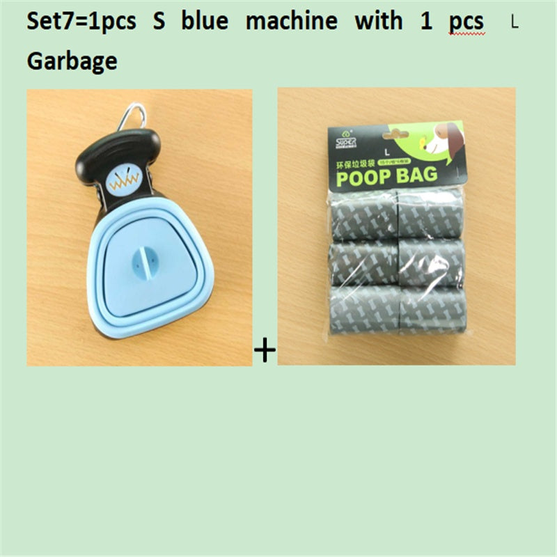 Foldable Dog Pooper Scooper with Free Eco Waste Bags