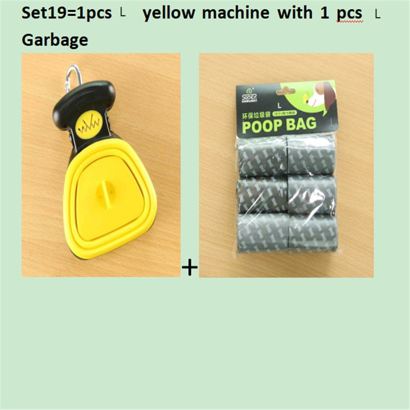 Foldable Dog Pooper Scooper with Free Eco Waste Bags