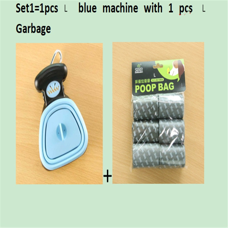 Foldable Dog Pooper Scooper with Free Eco Waste Bags