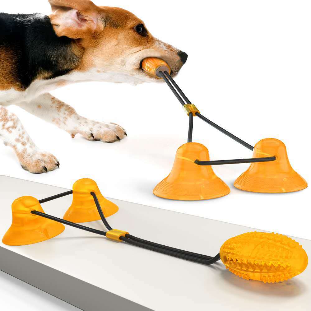 Interactive Suction Cup Dog Toy for Endless Tug Fun