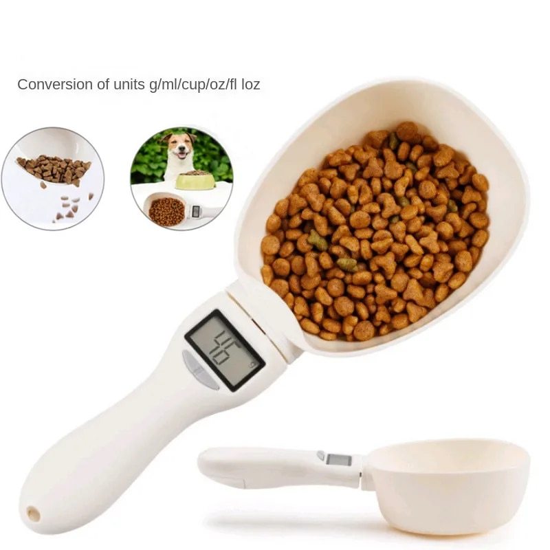 Smart Pet Food Measuring Spoon with Digital LCD Scale