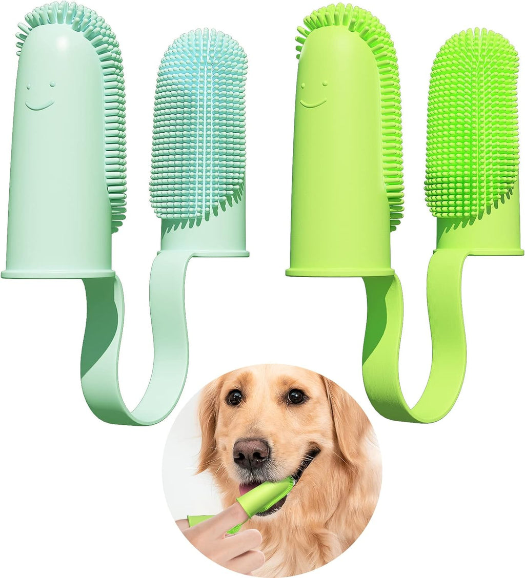 Simple Finger Toothbrush for Dogs, Cats, and Puppies