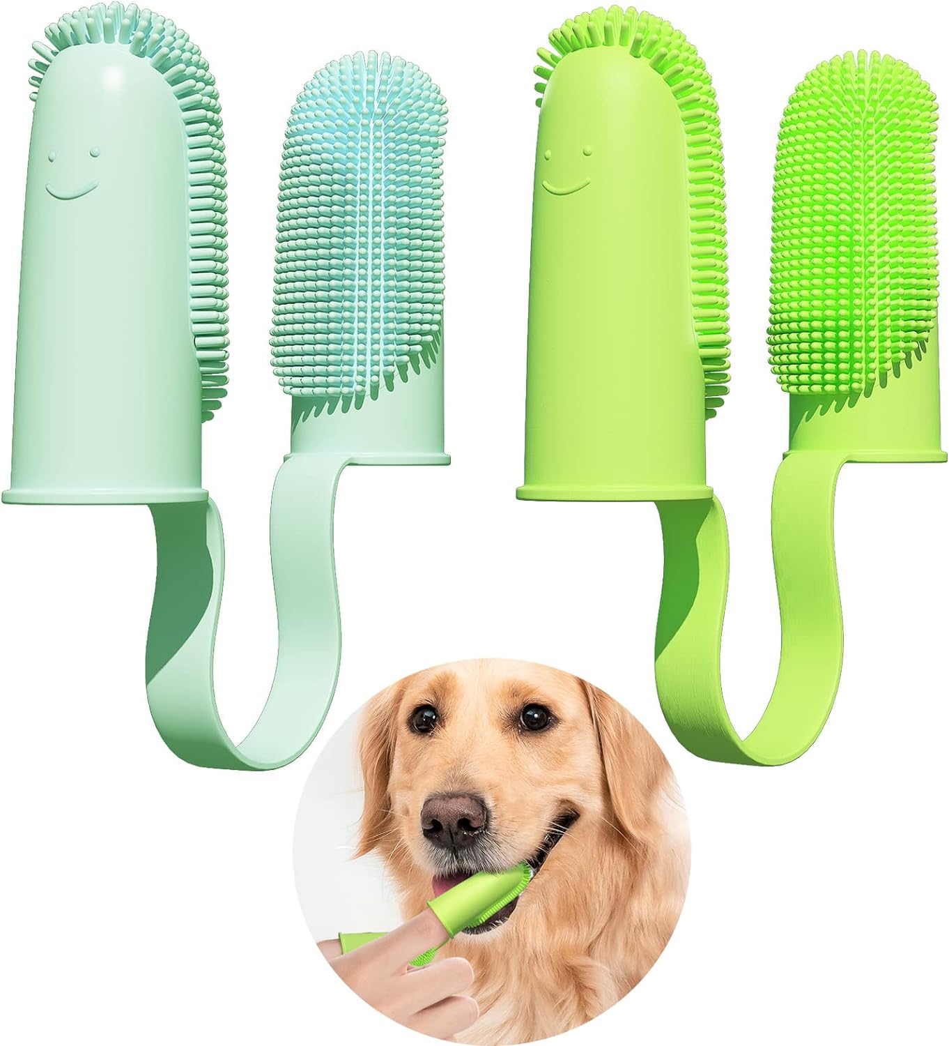 Simple Finger Toothbrush for Dogs, Cats, and Puppies
