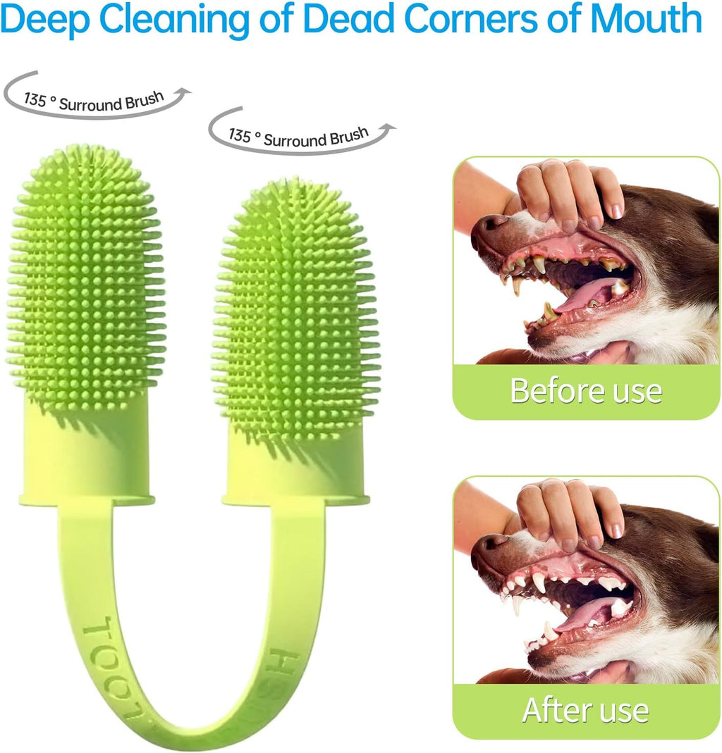 Simple Finger Toothbrush for Dogs, Cats, and Puppies