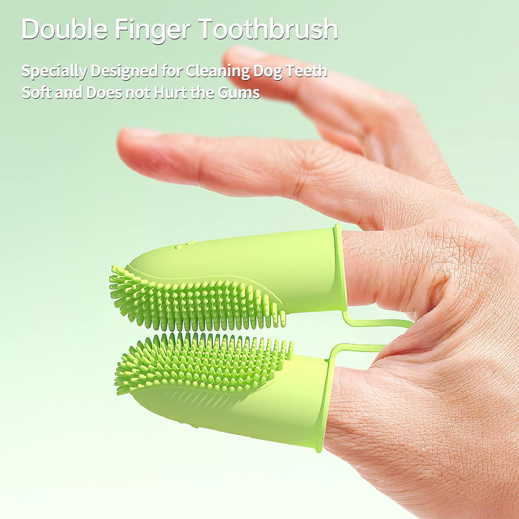 Simple Finger Toothbrush for Dogs, Cats, and Puppies